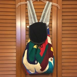 Final Price- Peruvian Style Boho Backpack w/ Birds